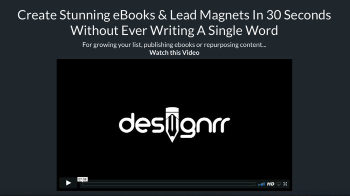 Designrr Create Lead Magnets